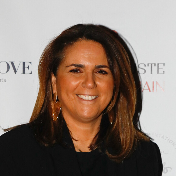 Valérie Benaïm (marraine de l'association) au photocall du gala des 10 ans de l'association "Juste Humain" au Paradis Latin à Paris le 04 avril 2023.