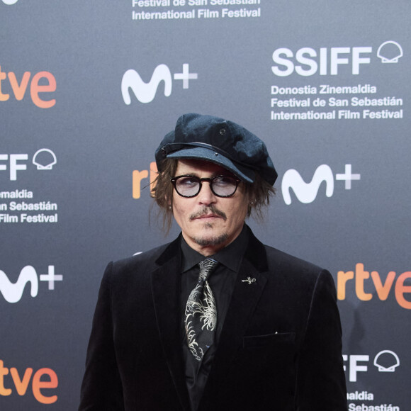 Johnny Depp au photocall de la projection du film "The Daughter" au 69ème festival international du film de San Sebastian (Saint Sebastien) le 22 septembre 2021. © Jack Abuin/ZUMA Press Wire / Bestimage