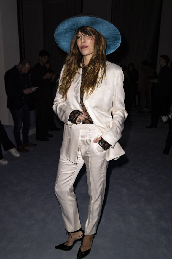 Lou Doillon - Front Row du défilé Jean-Paul Gaultier (JPG) x Haider Ackermann "Collection Haute Couture Printemps/Eté 2023" lors de la Fashion Week de Paris (PFW), le 25 janvier 2023. No web pour la Belgique et la Suisse. 