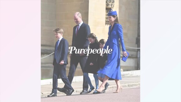 Kate et William en famille pour célébrer Pâques, look bleu royal et recyclé pour la princesse de Galles !
