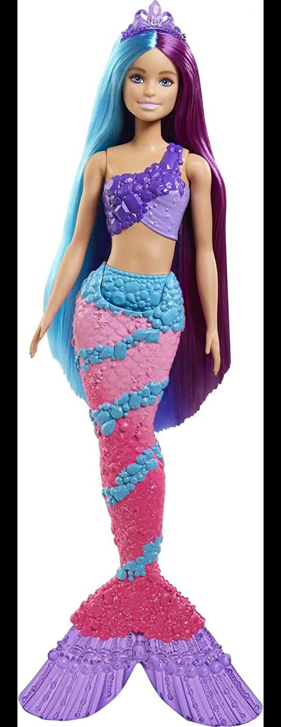 Impossible de faire plus coloré que cette poupée Barbie Dreamtopia sirène