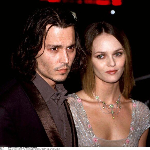 Vanessa Paradis et Johnny Depp - Première du film "Sleepy Hollow" à Los Angeles.