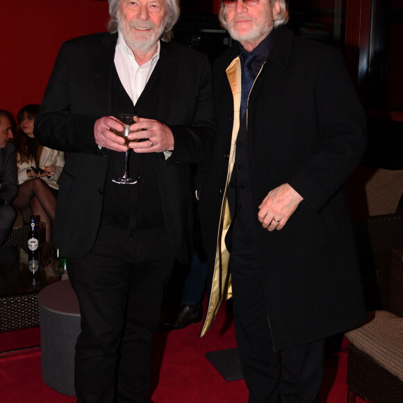 Exclusif - Daniel Benoin, Tchéky Karyo - Soirée exceptionnelle à l'occasion du 10ème anniversaire du théâtre Anthéa à Antibes le 5 avril 2023.  ©Philippe Brylak / Bestimage 