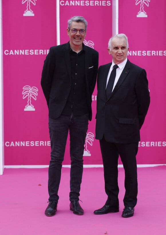 Alain Terzian - Soirée d'ouverture de CanneSeries Saison 6 au Palais des Festivals de Cannes le 14 Avril 2023. © Denis Guignebourg/Bestimage