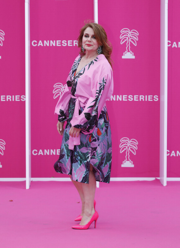 Ariane Seguillon - Soirée d'ouverture de CanneSeries Saison 6 au Palais des Festivals de Cannes le 14 Avril 2023. © Denis Guignebourg/Bestimage