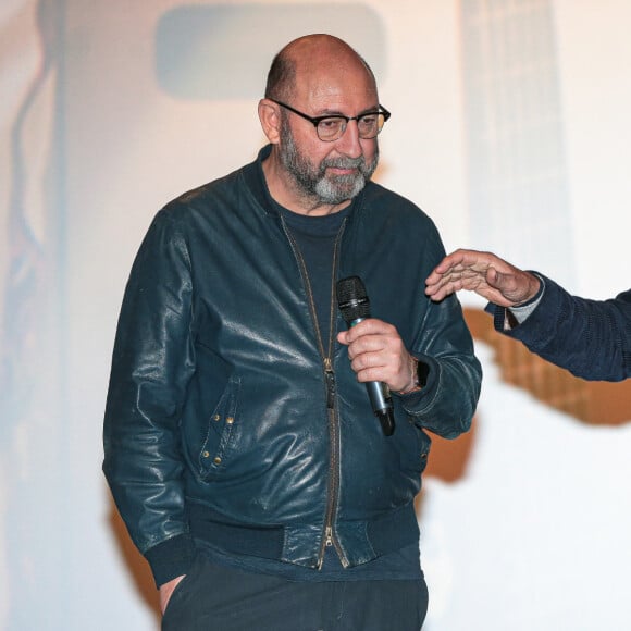 Kad Merad et Dany Boon à la première du film "La Vie pour de vrai" à Lille, France, le 1er avril 2023. © Stéphane Vansteenkiste/Bestimage 
