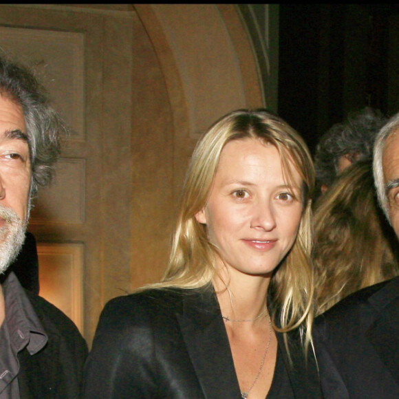 Marc Esposito, Sarah Poniatowski, Gérard Darmon et Marc Lavoine - Remise du prix Jean Gabin au Fouquet's 