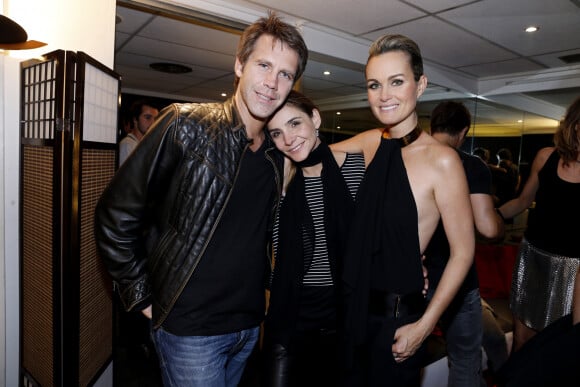 Exclusif - Le prince Emmanuel Philibert de Savoie, la princesse Clotilde (Courau) et Laeticia Hallyday - People au concert de Johnny Hallyday au POPB de Bercy a Paris - Jour 2. Le 15 juin 2013