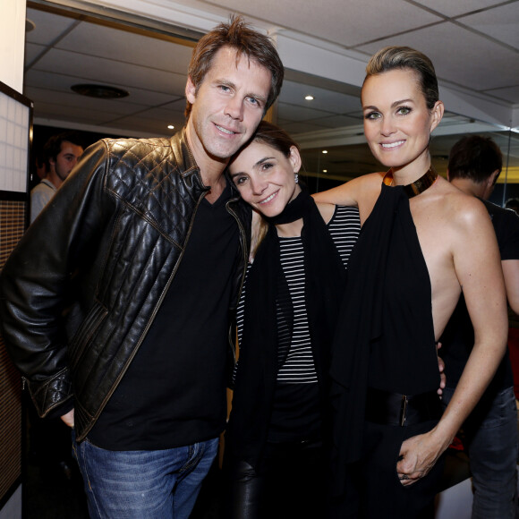 Exclusif - Le prince Emmanuel Philibert de Savoie, la princesse Clotilde (Courau) et Laeticia Hallyday - People au concert de Johnny Hallyday au POPB de Bercy a Paris - Jour 2. Le 15 juin 2013