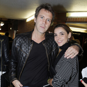 Exclusif - Le prince Emmanuel Philibert de Savoie et la princesse Clotilde (Courau) - People au concert de Johnny Hallyday au POPB de Bercy a Paris - Jour 2. Le 15 juin 2013