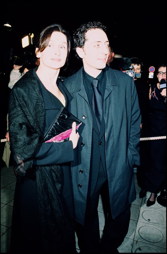 Archives : Gad Elmaleh et Anne Brochet. Césars 2001