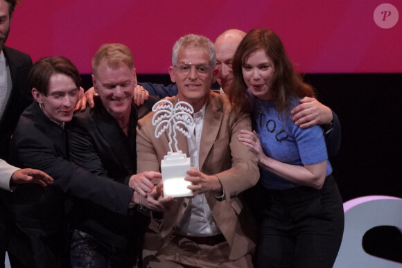 Uri Gov, Tomer Shani, Reshef Levi et guest (Prix Special Interpretation) lors de la soirée de clôture du festival CanneSeries Saison 6 au Palais des Festivals à Cannes, France, le 19 avril 2023. © Norbert Scanella/Panoramic/Bestimage