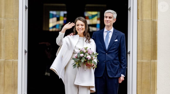 Alexandra de Luxembourg et Nicolas Bagory se sont dit oui.
Mariage civil de la princesse Alexandra de Luxembourg et Nicolas Bagory à la mairie de Luxembourg.