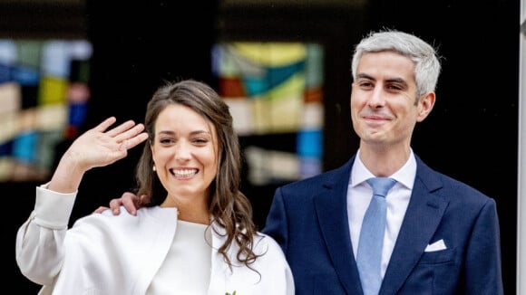 Alexandra de Luxembourg mariée à Nicolas Bagory : tenue sobre et chic, photos de leur union civile