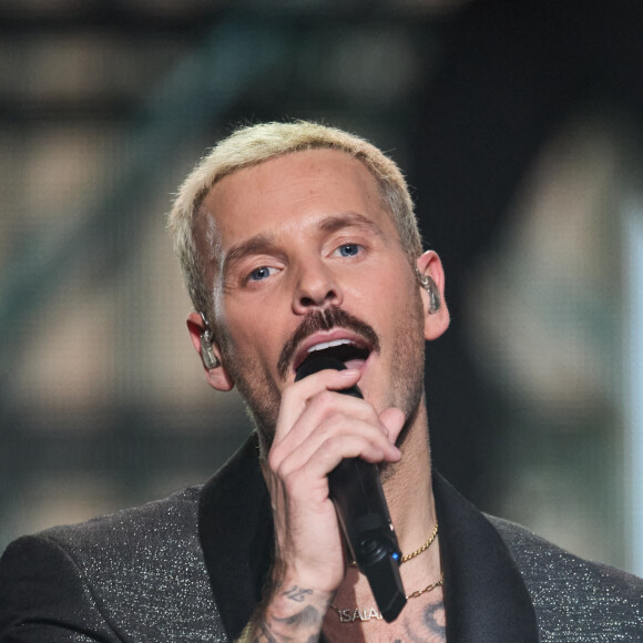 En quelques mois il a retrouvé un corps d'athlète.
Exclusif - M.Pokora - Enregistrement de l'émission "Les 50 ans du Disco, les stars chantent pour le Sidaction" au Dôme de Paris, France, le 15 mars 2023, diffusée le 25 mars sur France 2. © Guirec-Moreau/Bestimage