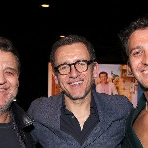 Exclusif - Prix Spécial - Guy Lecluyse, Dany Boon (réalisateur du film) et Alexandre Lecluyse (compositeur de la musique du film) - Avant-première du film "La Vie pour de vrai" au cinéma Pathé Wepler à Paris le 18 avril 2023. © Bertrand Rindoff / Bestimage