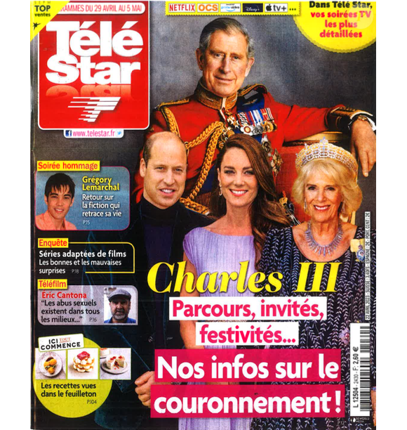 Couverture du magazine Télé Star.