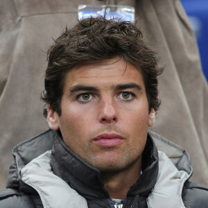 Yoann Gourcuff se livre sur sa vie après le football
Yoann Gourcuff - People lors de la finale de football de la Coupe de la Ligue, PSG - Lyon, au Stade de France à Paris.