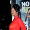 Rihanna éclatante en rouge : Baby-bump bien en avant, la chanteuse enceinte ultra-sexy à New York