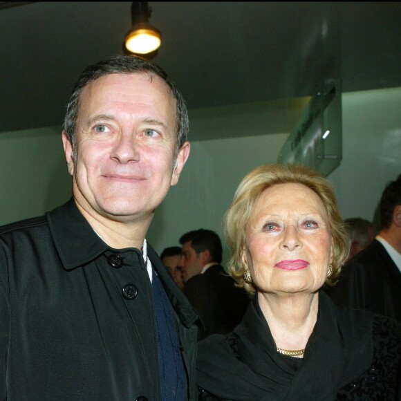 Michele Morgan et Francis Huster - Soirée hommage pour les 100 ans de la naissance de Jean Gabin. 