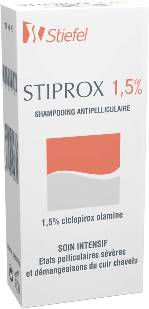 Les pellicules et démangeaisons ne seront plus qu'un lointain souvenir avec ce shampoing antipelliculaire 1,5 % Stiproxal