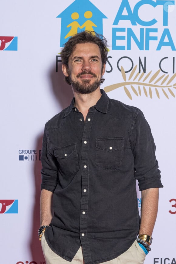 Arnaud Demanche au photocall de la soirée "Action Enfance fait son cinéma" au Grand Rex à Paris le 13 juin 2022. © Pierre Perusseau / Bestimage