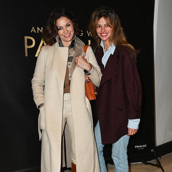 Exclusif - Nadia Farès, Priscilla De Laforcade - Photocall pour la conférence spectacle "An evening with Al Pacino" à la salle Pleyel à Paris le 25 avril 2023. © Coadic Guirec / Bestimage 