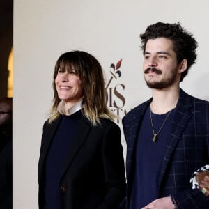 Exclusif - Sophie Marceau et son fils Vincent Zulawski, Eye Haïdara - Photocall de l'avant-première du film "Les Trois Mousquetaires : D'Artagnan" aux Invalides à Paris le 21 mars 2023. © Jacovides / Moreau / Guirec / Bestimage 