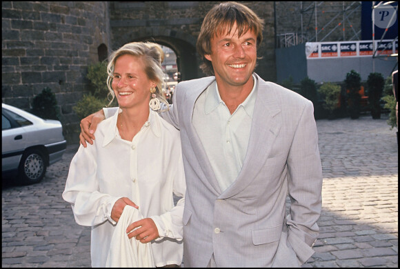 Mariage de Nicolas Hulot avec Isabelle Patissier à Saint-Malo en 1993