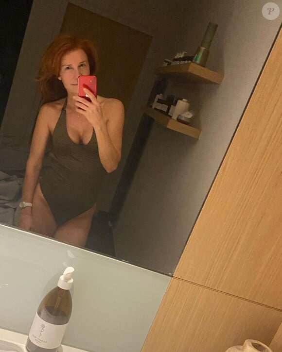 Anne-Claire Moser en maillot de bain sur Instagram.