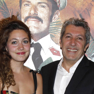 Alain Chabat et sa fille Louise - Avant-première du film "Sur la piste du Marsupilami" au Gaumont Marignan à Paris le 26 mars 2012