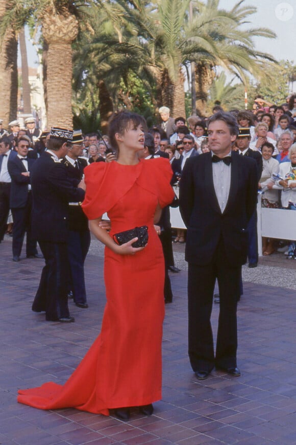 Sophie Marceau et Andrzej Zulawski à Cannes en 1987