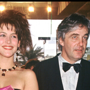 Sophie Marceau et Andrzej Zulawski à Cannes en 1989