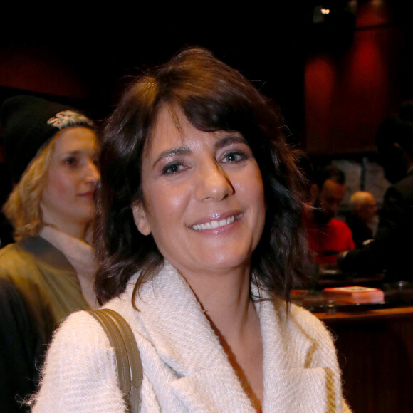 Exclusif - Estelle Denis - Générale de la pièce de théâtre « Un Président ne devrait pas dire ça… » au Théâtre Libre à Paris, France. Le 16 Février 2023. © Bertrand Rindoff / Bestimage  Exclusive - No Web No Blog pour Belgique et Suisse 