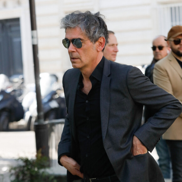 Xavier de Moulins - Obsèques de Laurent Vimont (PDG de Century 21) en l'église Notre-Dame de Grâce de Passy à Paris. Le 24 mars 2022