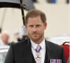 Le duc de Sussex a bien entendu participé à la cérémonie de couronnement de son père Charles III, devenu officiellement roi.
Le prince Harry, duc de Sussex - Les invités arrivent à la cérémonie de couronnement du roi d'Angleterre à l'abbaye de Westminster de Londres, Royaume Uni, le 6 mai 2023