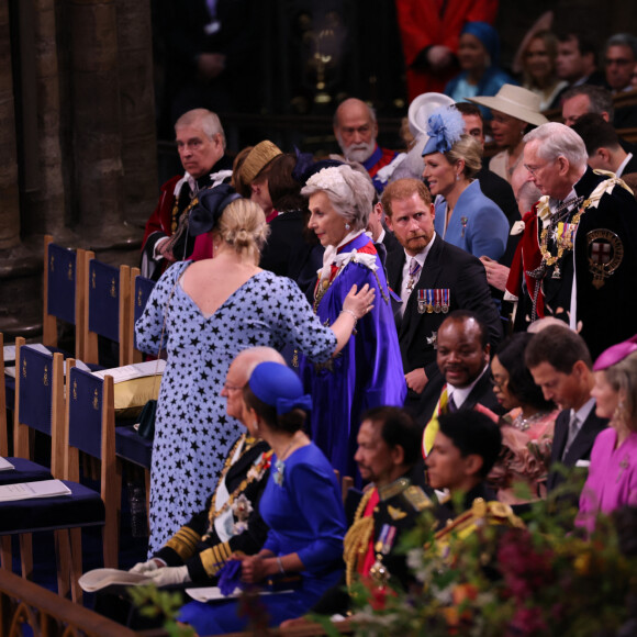 Le prince Harry, duc de Sussex - Les invités à la cérémonie de couronnement du roi d'Angleterre à l'abbaye de Westminster de Londres, Royaume Uni, le 6 mai 2023.