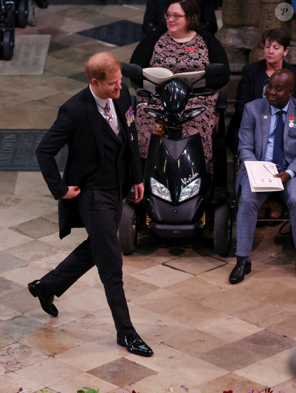 Les invités à la cérémonie de couronnement du roi d'Angleterre à l'abbaye de Westminster de Londres Le prince Harry, duc de Sussex - Les invités à la cérémonie de couronnement du roi d'Angleterre à l'abbaye de Westminster de Londres, Royaume Uni, le 6 mai 2023.
