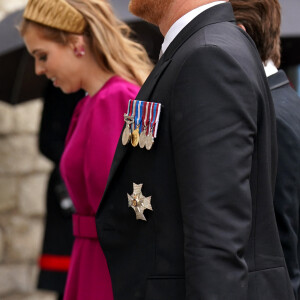 Le prince Harry, duc de Sussex - Les invités à la cérémonie de couronnement du roi d'Angleterre à l'abbaye de Westminster de Londres, Royaume Uni, le 6 mai 2023.