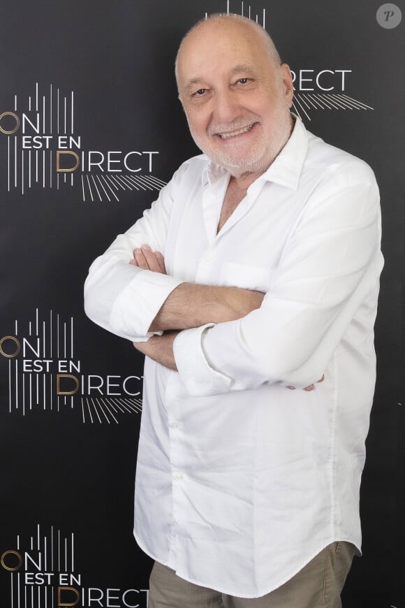 François Berléand dans les coulisses de l'émission "On Est En Direct", le 25 septembre 2021, à Paris. © Jack Tribeca/Bestimage