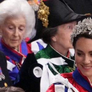 Catherine (Kate) Middleton, princesse de Galles, La princesse Charlotte de Galles, Le prince Louis de Galles, Le prince Edward, duc d'Edimbourg - Les invités à la cérémonie de couronnement du roi d'Angleterre à l'abbaye de Westminster de Londres, Royaume Uni, le 6 mai 2023. 