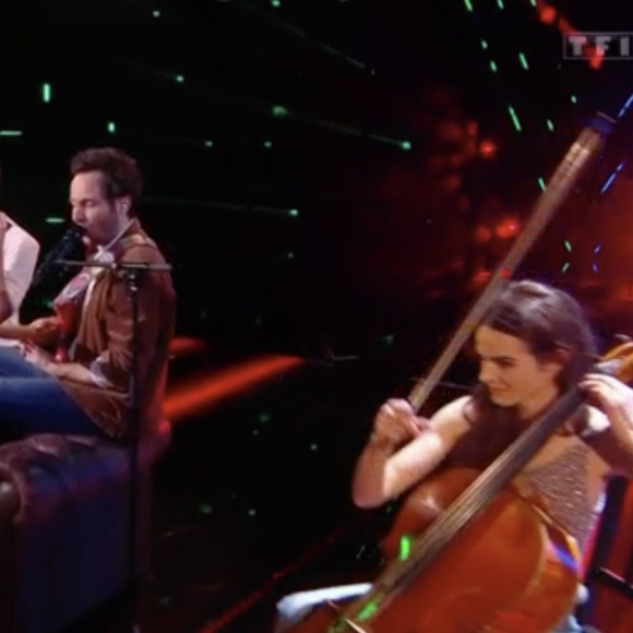 Mika, Vianney et sa femme dans l'after de The Voice.