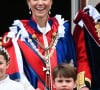 Ce sont ses petits-enfants, Georges, Charlotte et Louis, qui ont provoqué la colère du monarque
Catherine (Kate) Middleton, princesse de Galles, le prince Louis de Galles - La famille royale britannique salue la foule sur le balcon du palais de Buckingham lors de la cérémonie de couronnement du roi d'Angleterre à Londres le 5 mai 2023. 