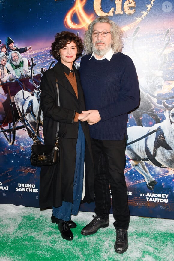 Audrey Tautou et Alain Chabat - Avant-première du film "Santa & Cie" au cinéma Pathé Beaugrenelle à Paris le 3 décembre 2017. © Coadic Guirec/Bestimage 