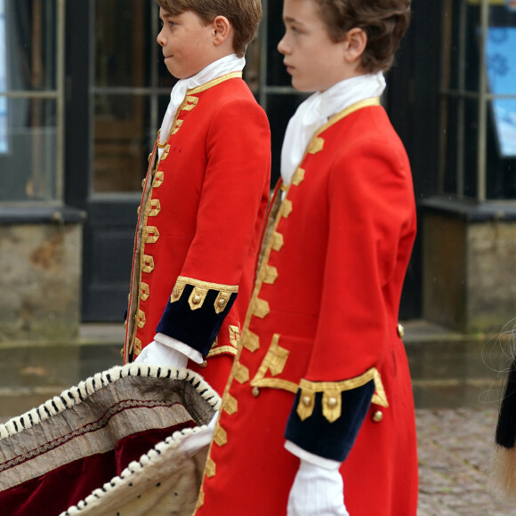 Le prince George de Galles - Les invités à la cérémonie de couronnement du roi d'Angleterre à l'abbaye de Westminster de Londres, Royaume Uni, le 6 mai 2023. 