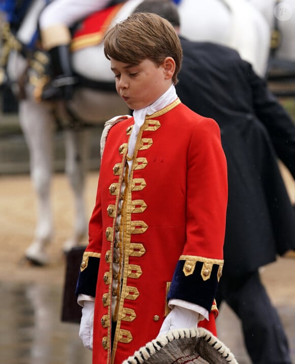 Le prince George de Galles - Les invités à la cérémonie de couronnement du roi d'Angleterre à l'abbaye de Westminster de Londres, Royaume Uni, le 6 mai 2023. 