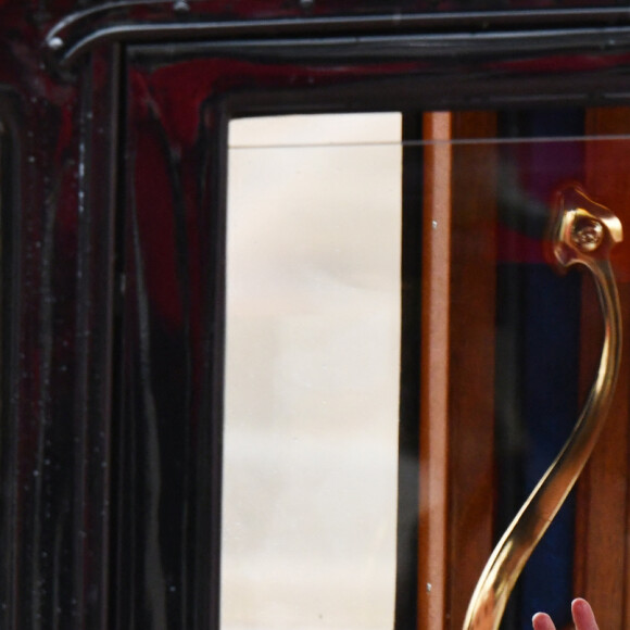 Sortie de la cérémonie de couronnement du roi d'Angleterre à l'abbaye de Westminster de Londres La princesse Charlotte de Galles, le prince George de Galles et le prince Louis de Galles - Sortie de la cérémonie de couronnement du roi d'Angleterre à l'abbaye de Westminster de Londres, Royaume Uni, le 6 mai 2023. 