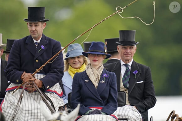 Elle avait l'air fière sous les yeux de ses parents.
Louise Mountbatten-Windsor (Lady Louise Windsor) participe au "Royal Windsor Horse Show" au château de Windsor, le 12 mai 2023. 