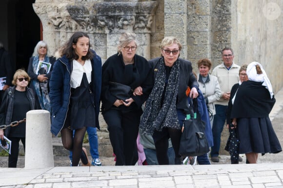 Exclusif - Julia Kristeva (femme de Philippe Sollers) aux obsèques de l'écrivain Philippe Sollers en l'église Saint-Étienne d'Ars-en-Ré, France, le 15 mai 2023. © Laetitia Notarianni/Bestimage 