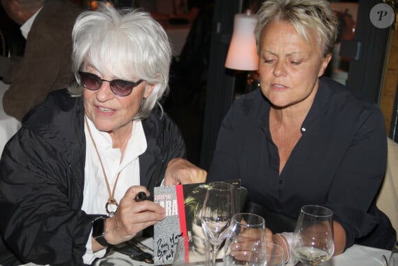 Exclusif - Catherine Lara, Muriel Robin - Catherine Lara fête son 70ème anniversaire au Fouquet's à Paris le 30 mai 2015.